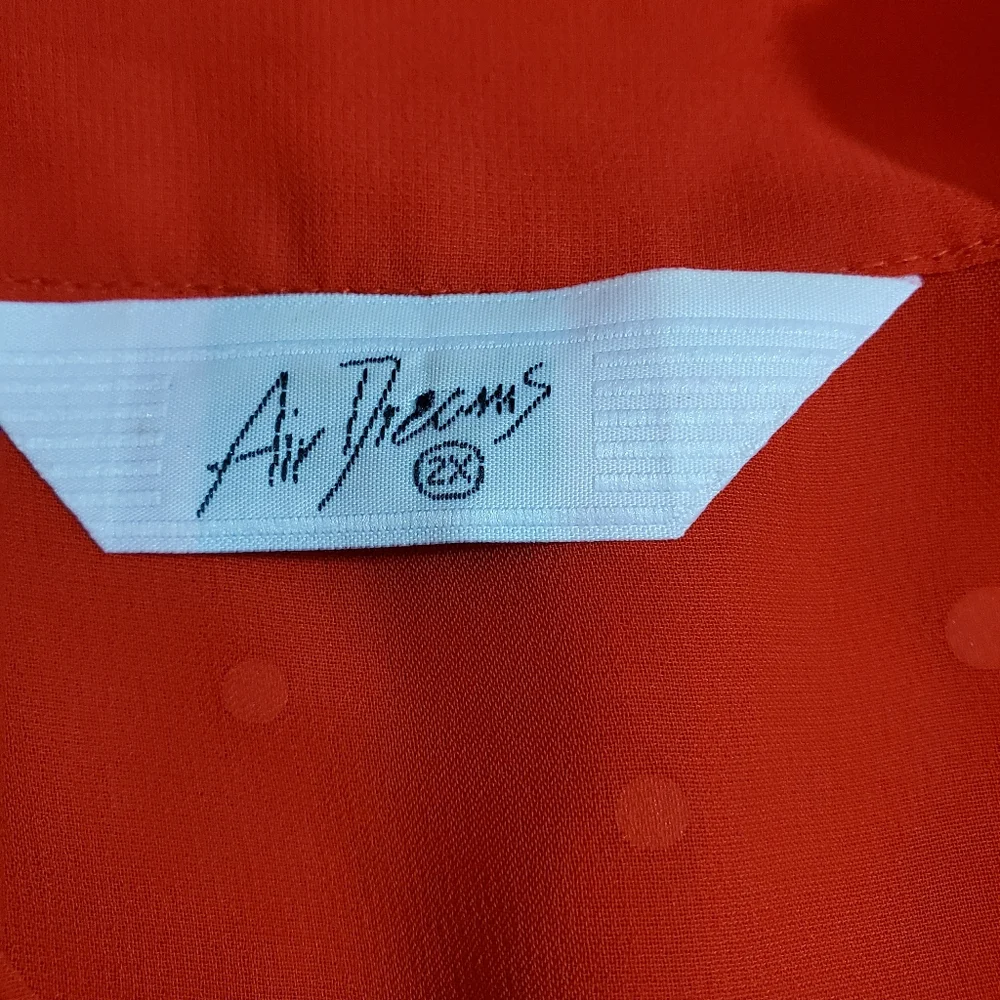 Air Dreams 2-Pc Semi-Sheer Blouse & Tank - Picture 12 of 16